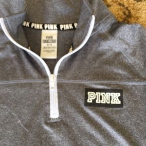 Pink Victoria Secret 1/4 zip active wear